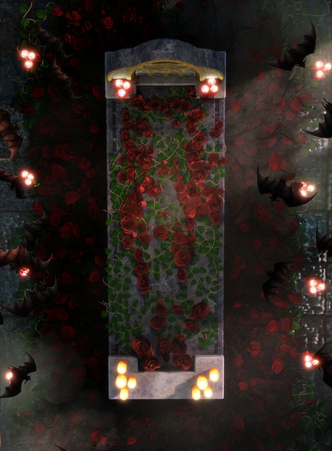 Moonlight Vampire Altar 3D model_1