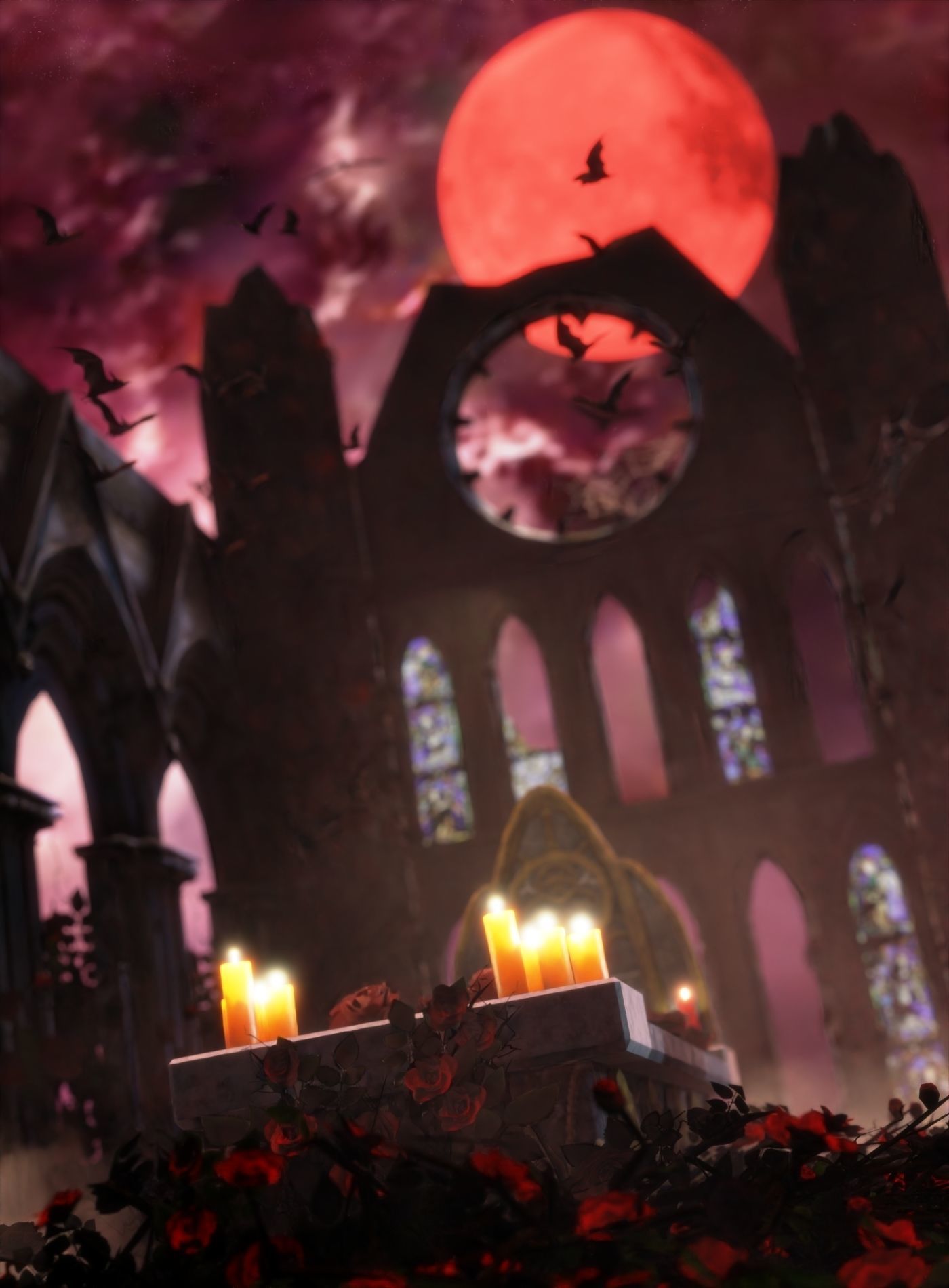 Moonlight Vampire Altar 3D model_5