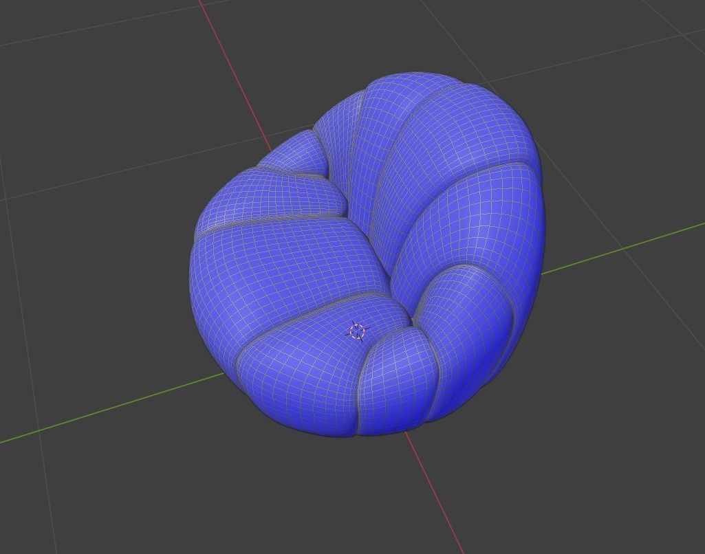 Garret Armchair 3D model_5