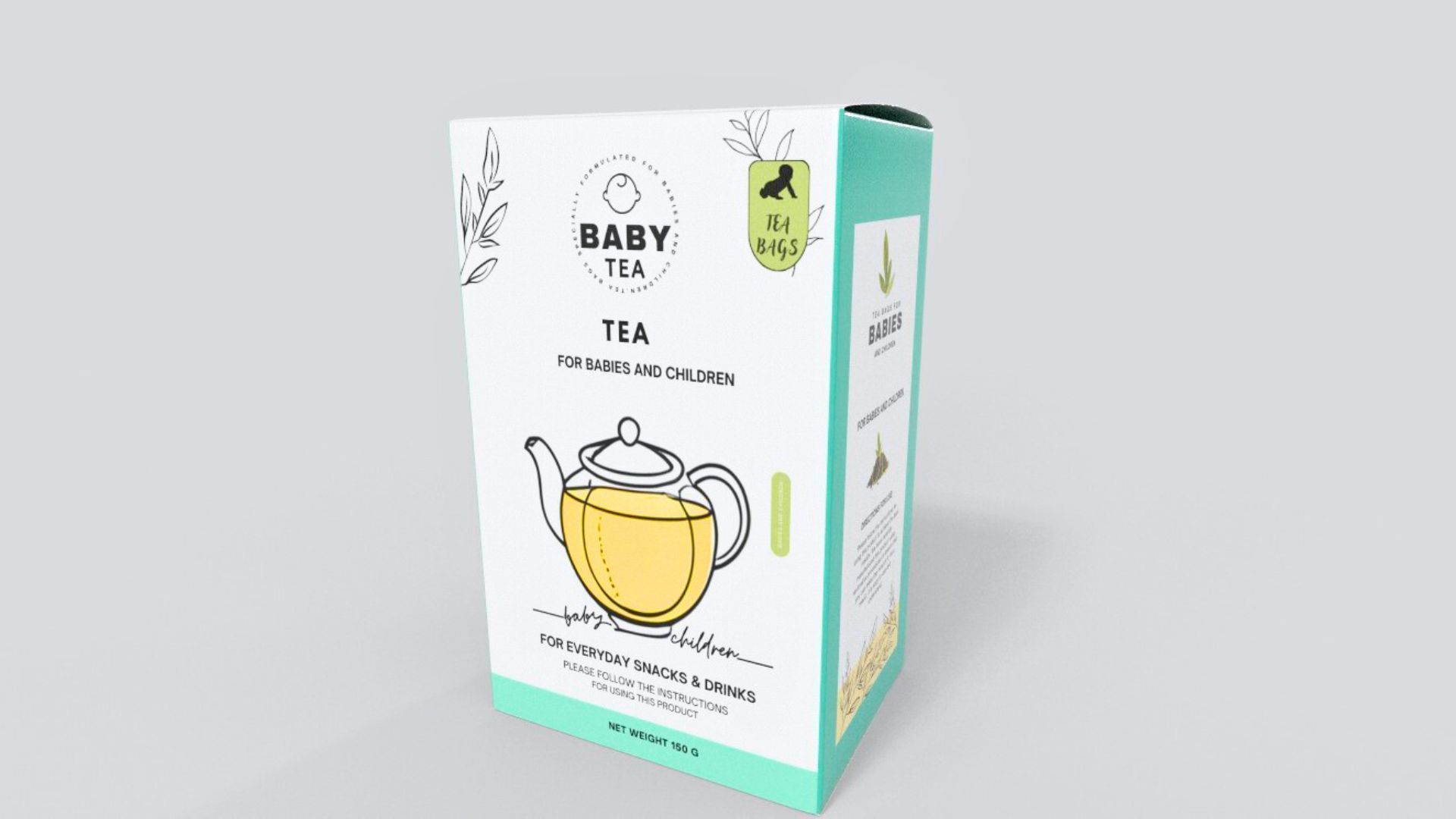 Package Box Mockup 3D model_2