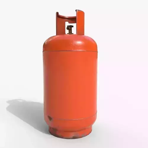 Realistic Gas Cylinder Low-poly 3D model