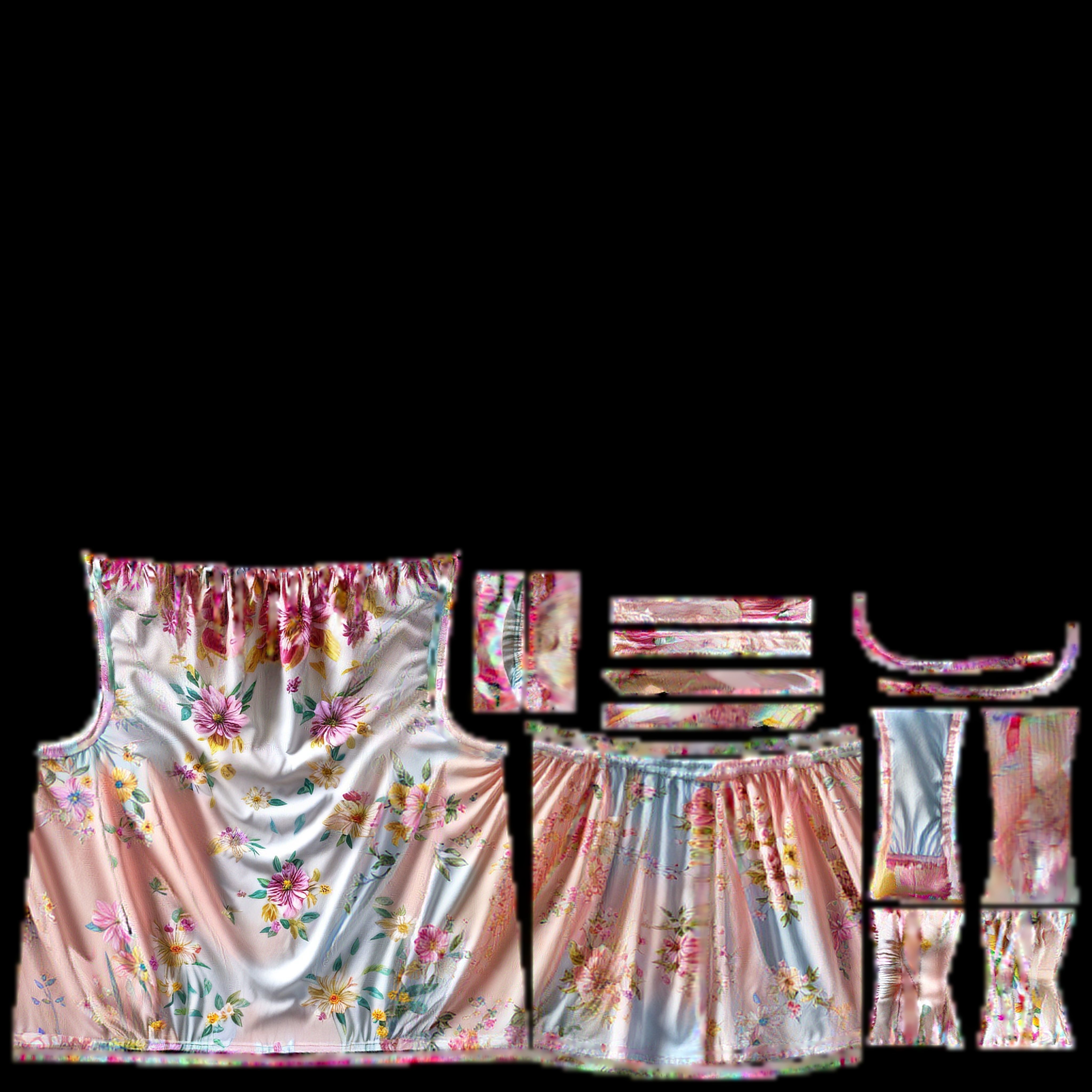 Floral Top PBR 4k Low-poly 3D model_2