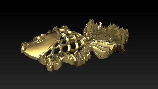 Fish2 3D print model_1