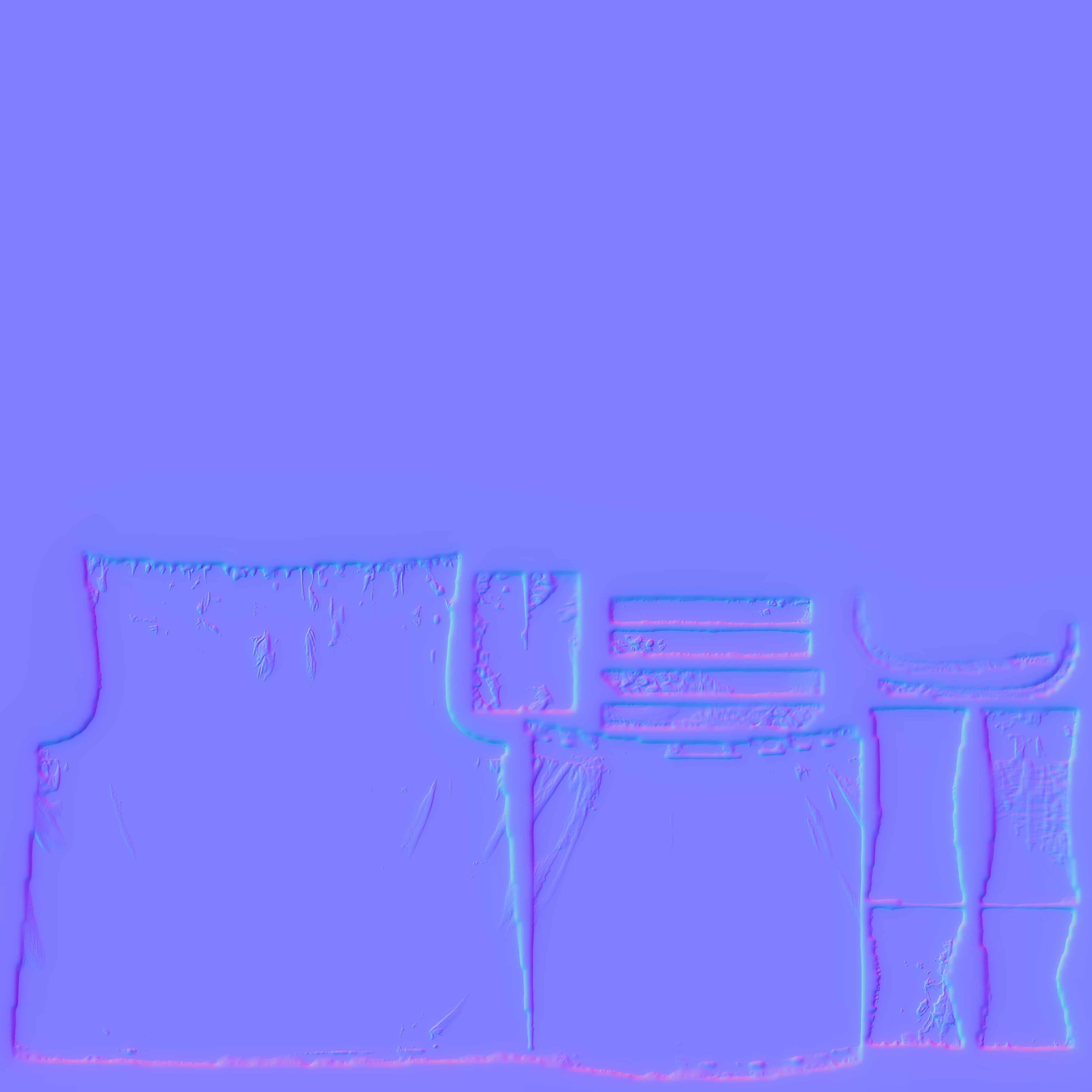 Floral Top PBR 4k Low-poly 3D model_4