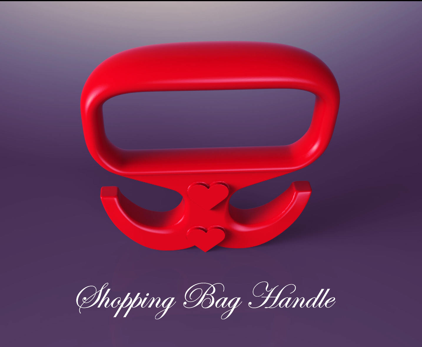 Shopping Bag Handle 3D print model_3