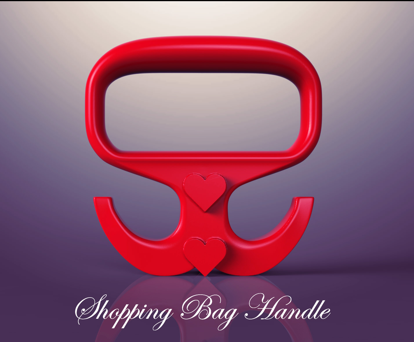 Shopping Bag Handle 3D print model_1