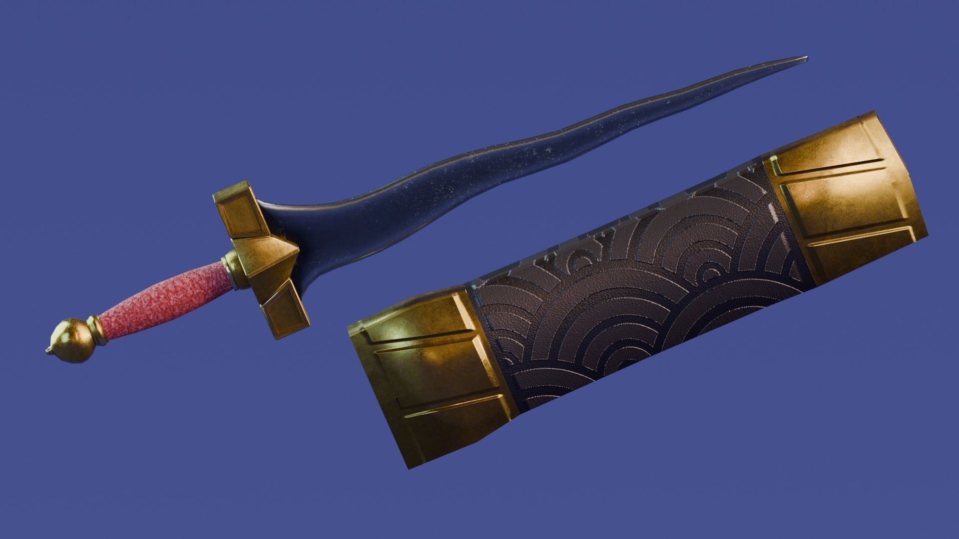 Low poly - Stylized Game Character Boy - BLR Low-poly 3D model_4