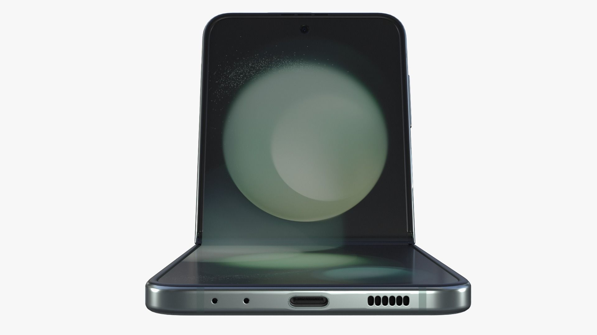 Samsung Galaxy Z Flip 5 Mint 3D model_7