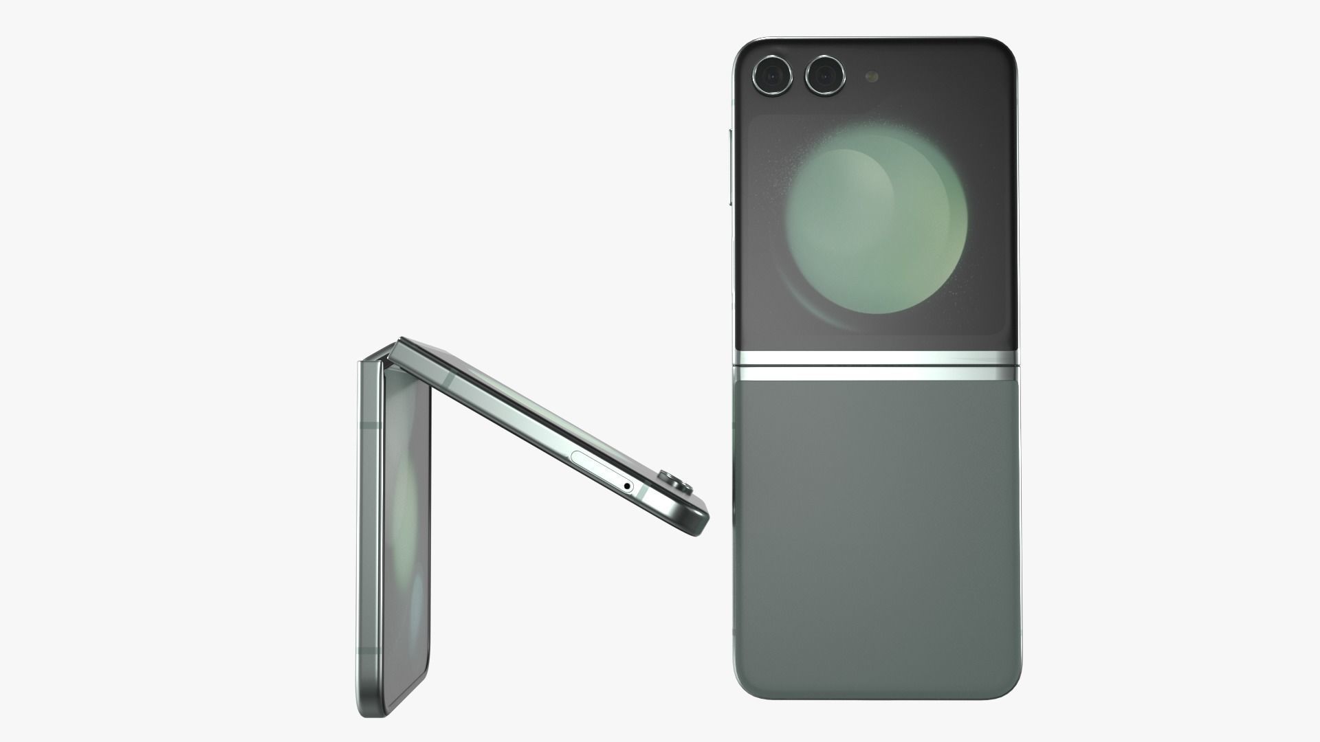 Samsung Galaxy Z Flip 5 Mint 3D model_15
