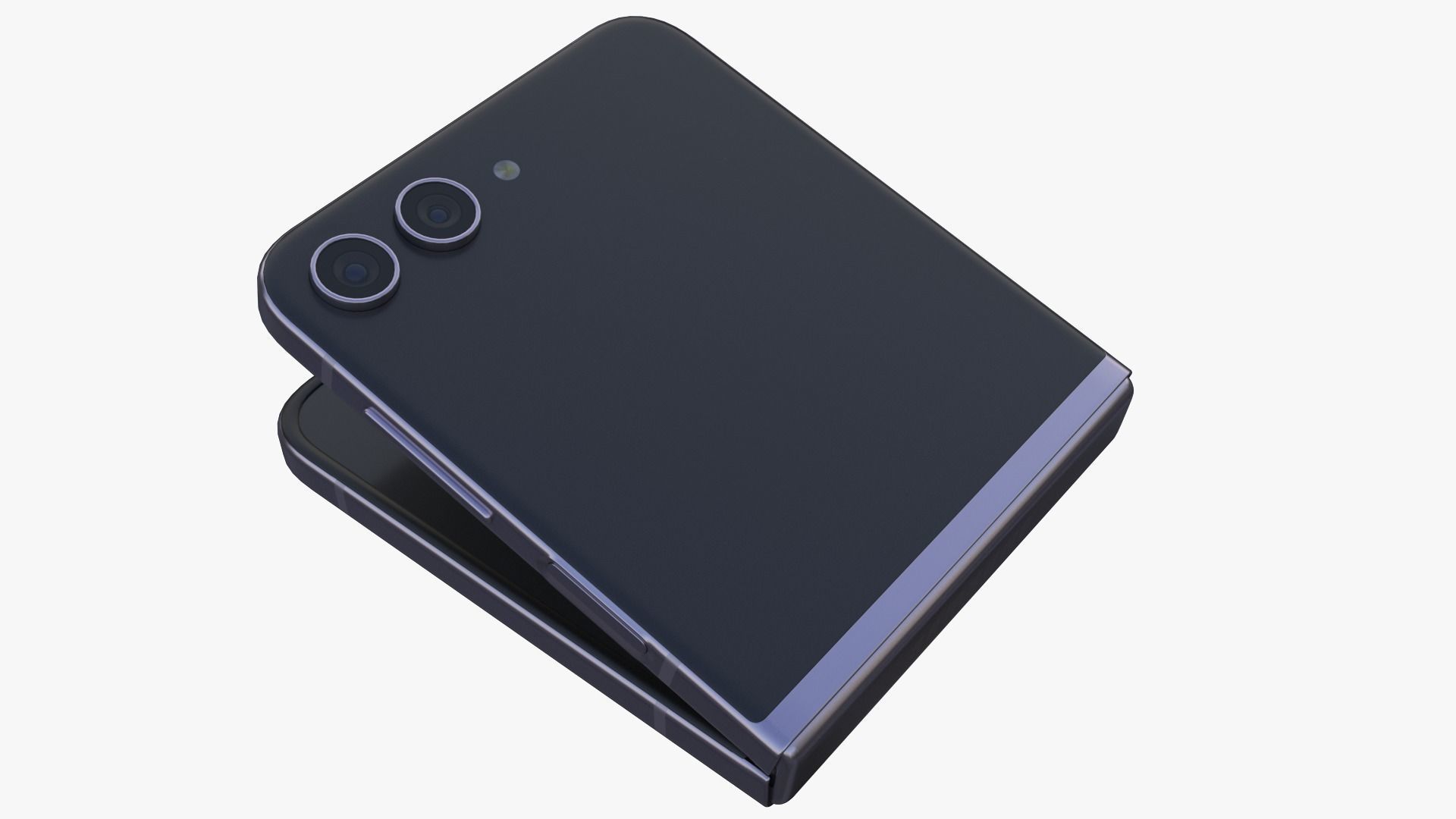 Samsung Galaxy Z Flip 5 Lavender 3D model_3