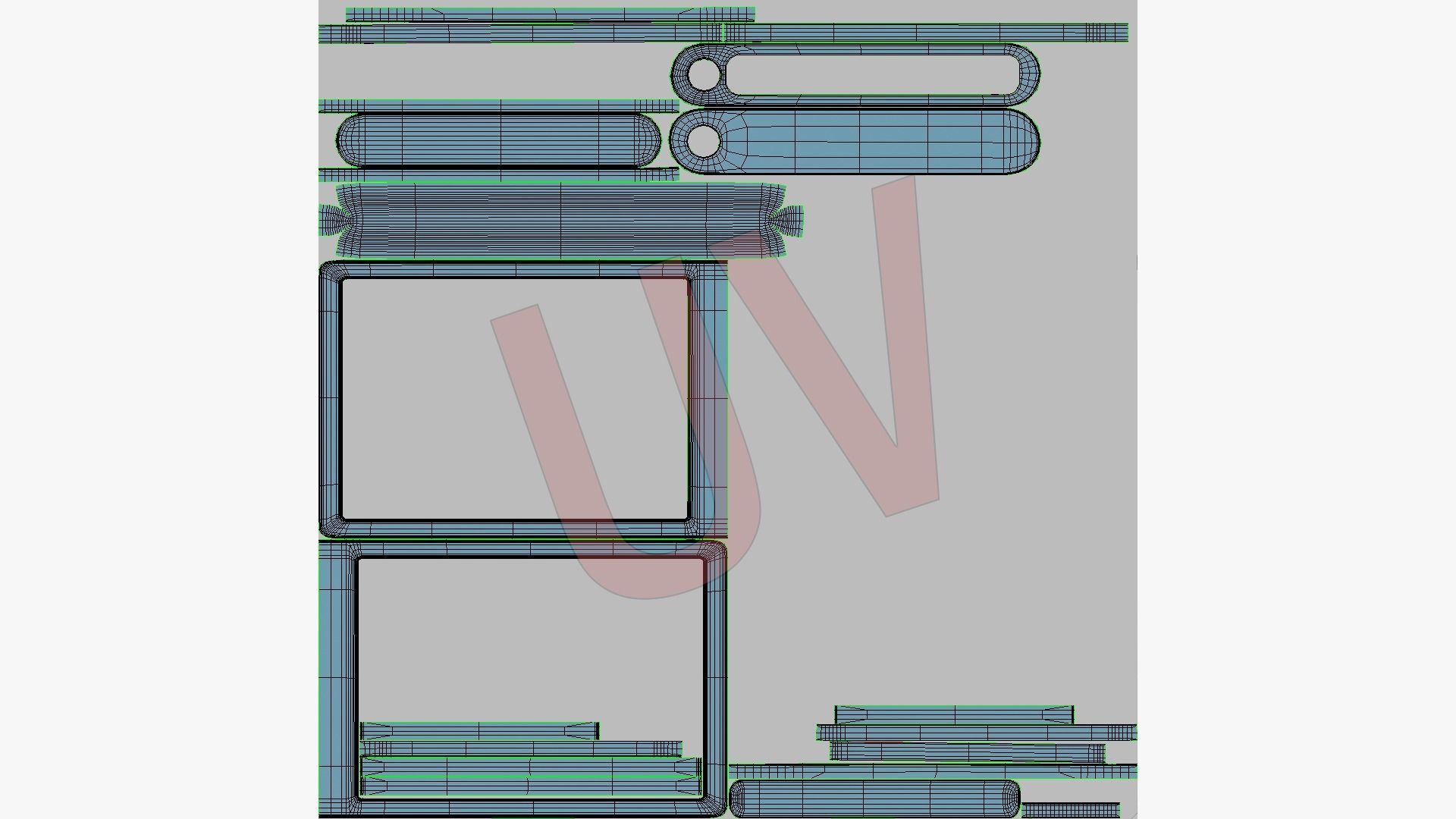 Samsung Galaxy Z Flip 5 Lavender 3D model_19