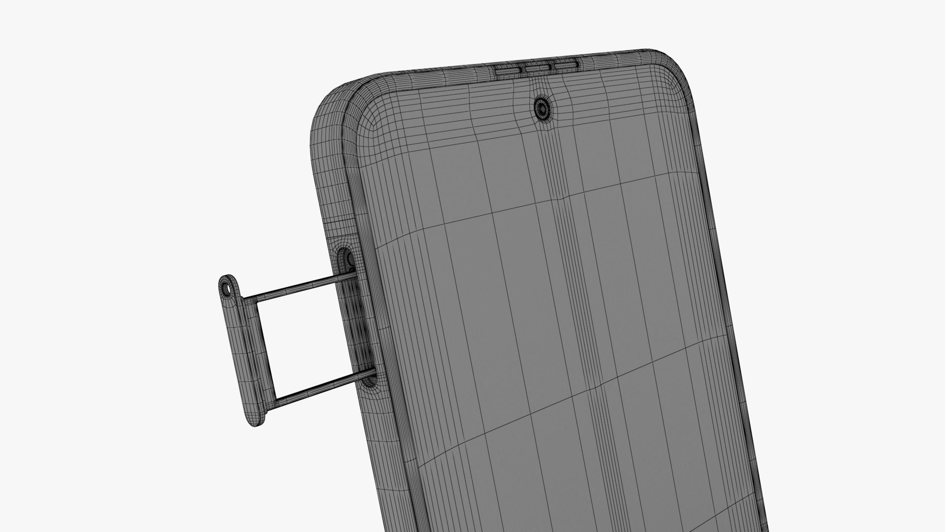 Samsung Galaxy Z Flip 5 Lavender 3D model_15