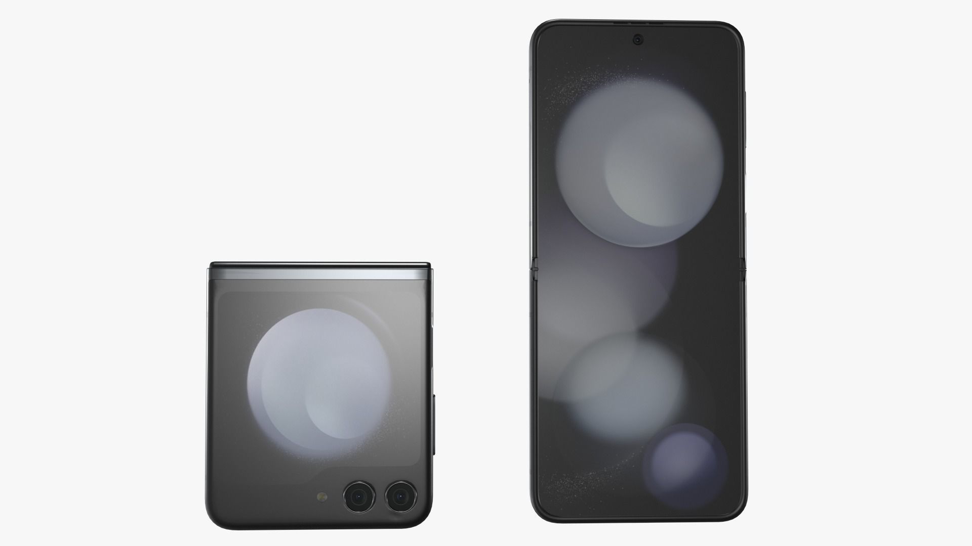 Samsung Galaxy Z Flip 5 Graphite 3D model_12