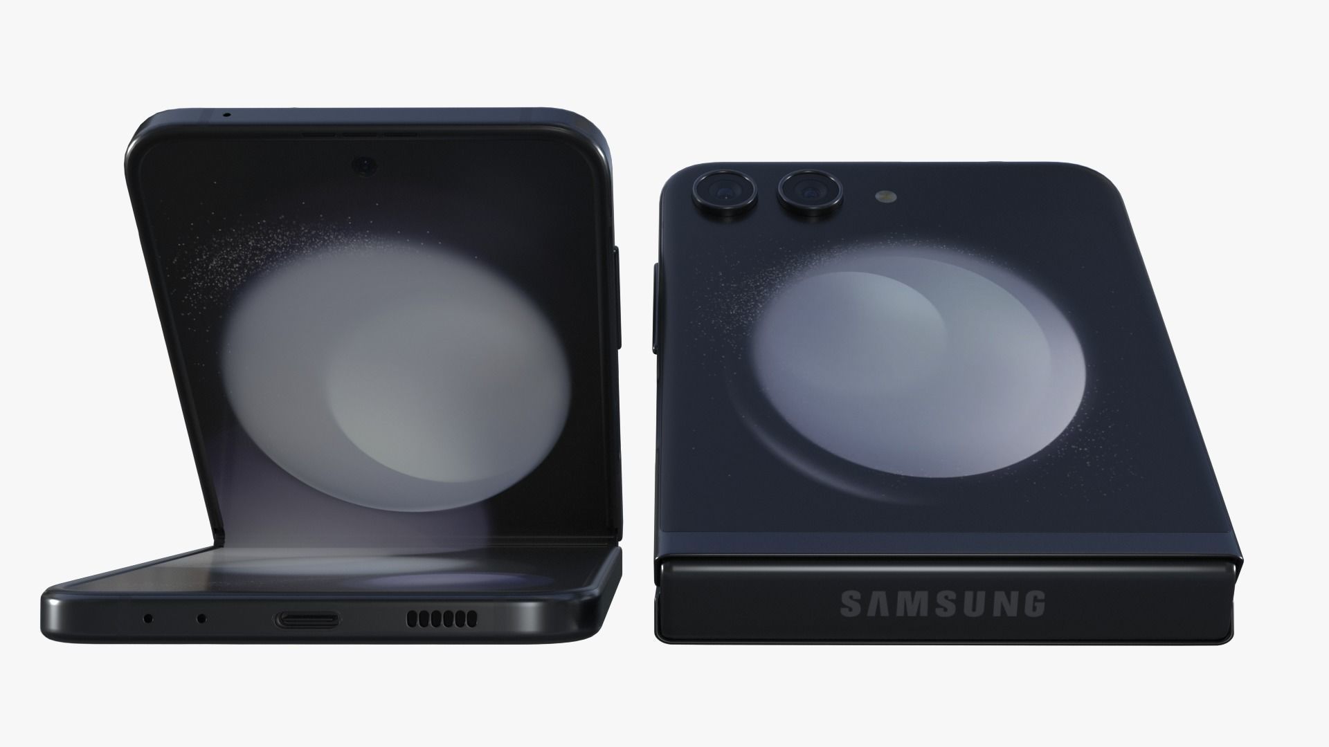 Samsung Galaxy Z Flip 5 Graphite 3D model_2