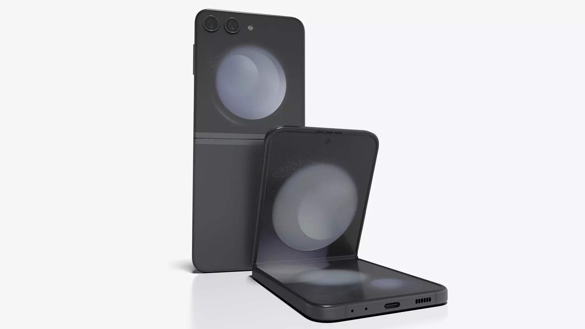 Samsung Galaxy Z Flip 5 Graphite 3D model_0