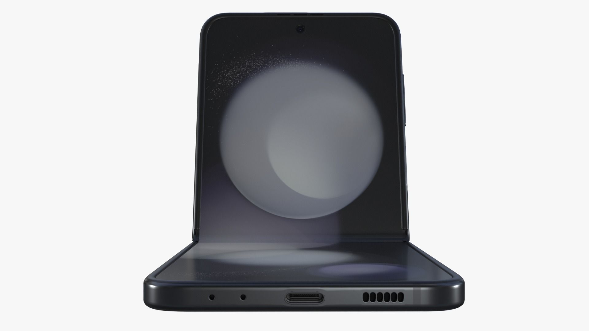 Samsung Galaxy Z Flip 5 Graphite 3D model_7