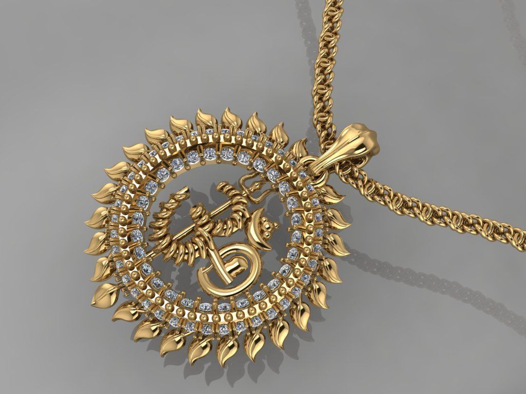 FASHION PENDANT 3D model_1