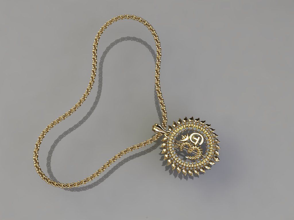 FASHION PENDANT 3D model_2