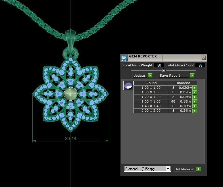FASHION PENDANT 3D model_4