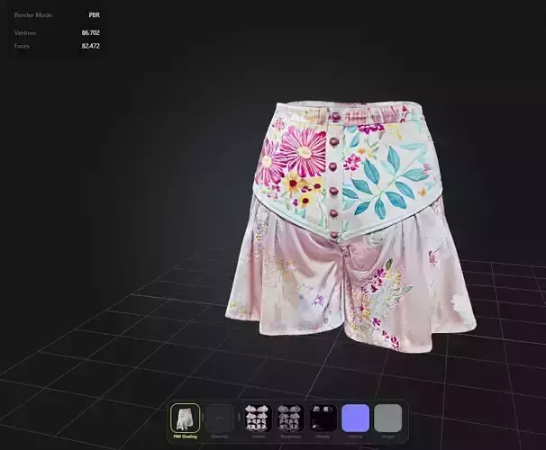 Kawaii Shorts PBR 4k