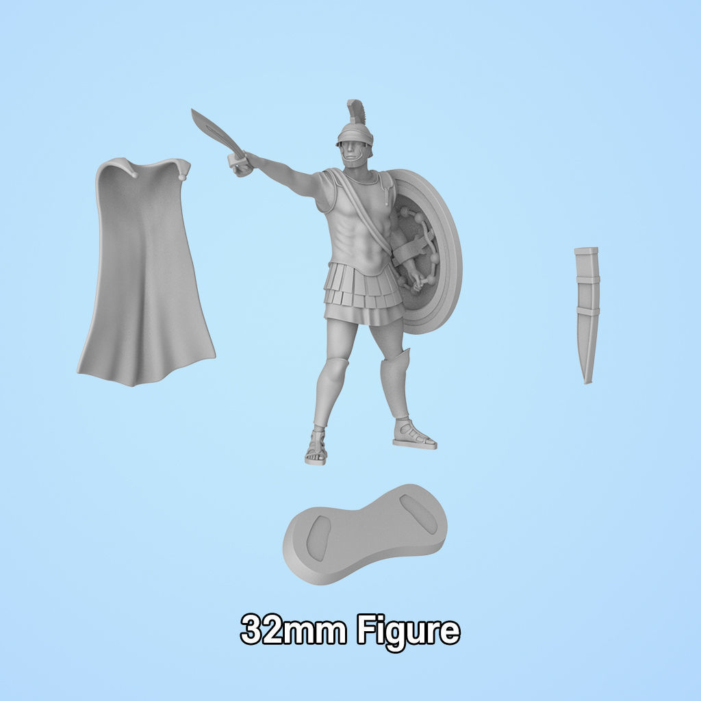 Attic Helmet of melos type with a figure 3D print model_1