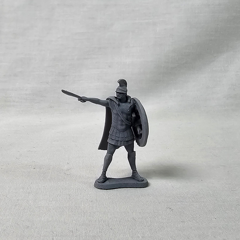 Attic Helmet of melos type with a figure 3D print model_9