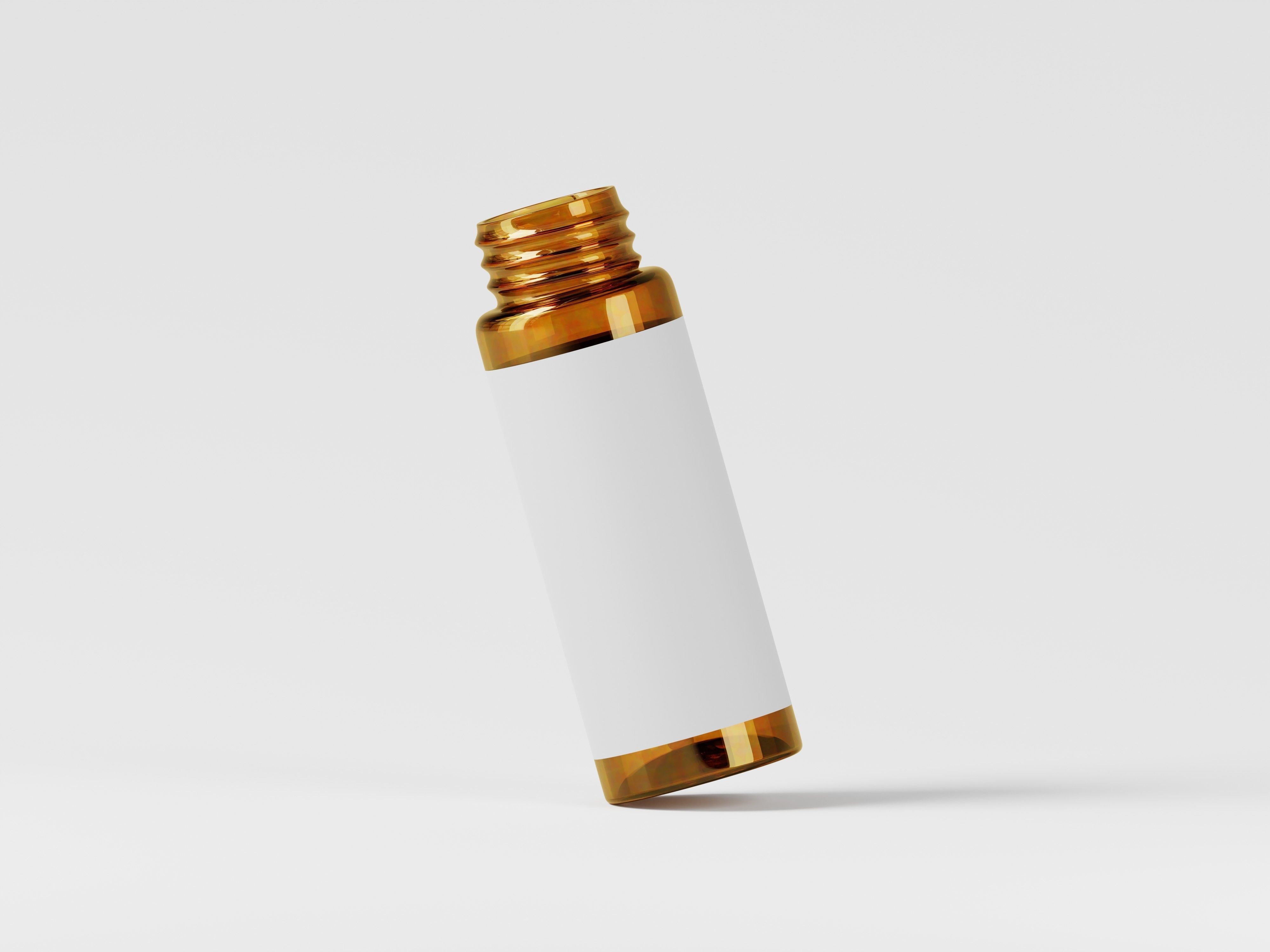 Throat spray pump Bottle 3D Model Low-poly 3D model_7