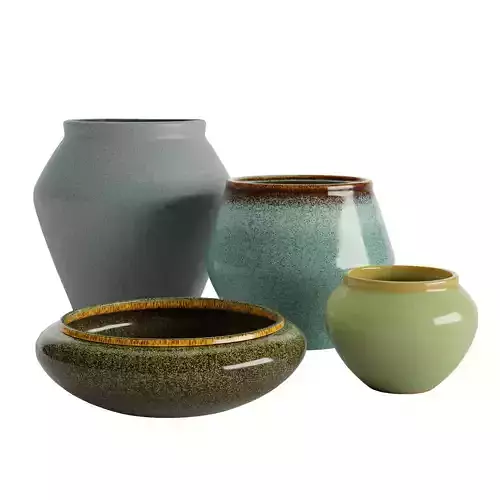 Glazed Ceramic Planters