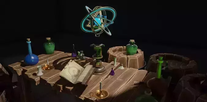 Stylized Fantasy Astrolabe 