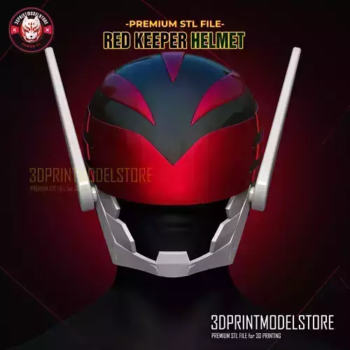 Go Go Loser Ranger Reject Red Keeper Helmet Cosplay STL 3D print model
