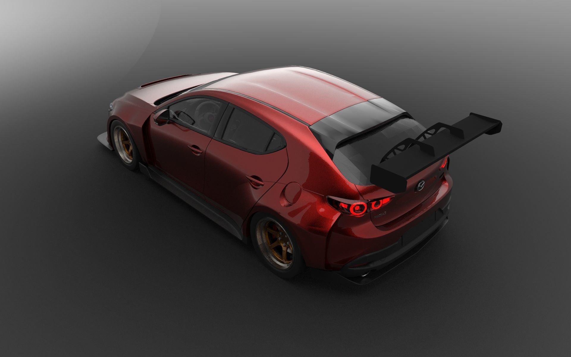 Mazda 3 TCR Replica 3D model_1