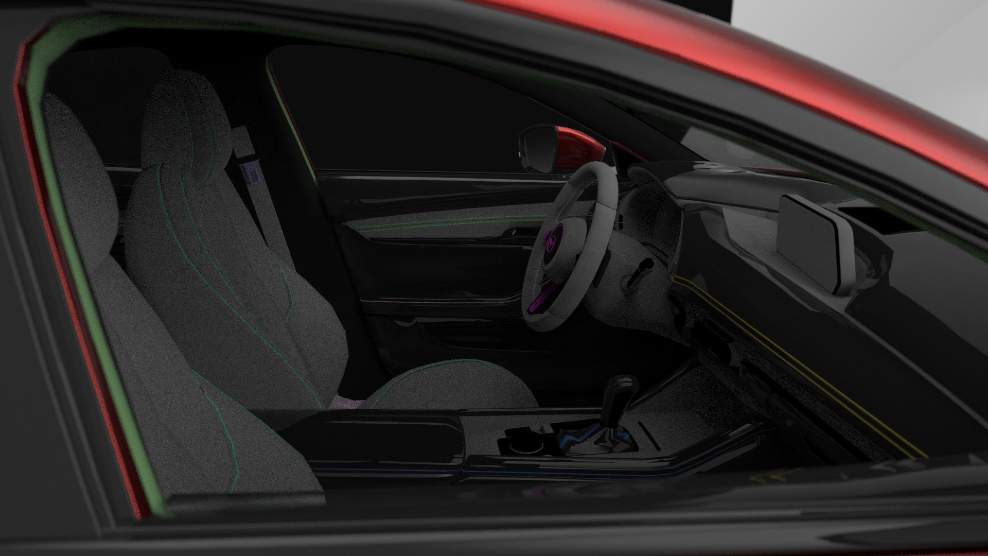 Mazda 3 TCR Replica 3D model_3