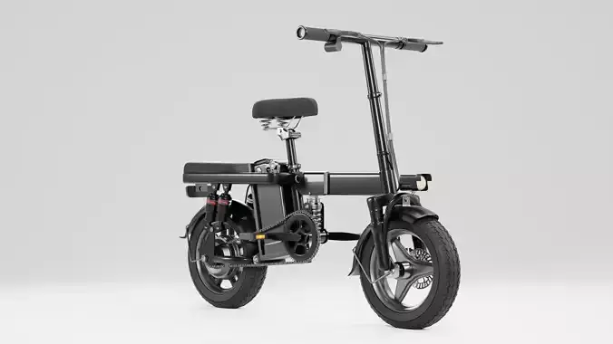 Folding Electric Bike 3D model