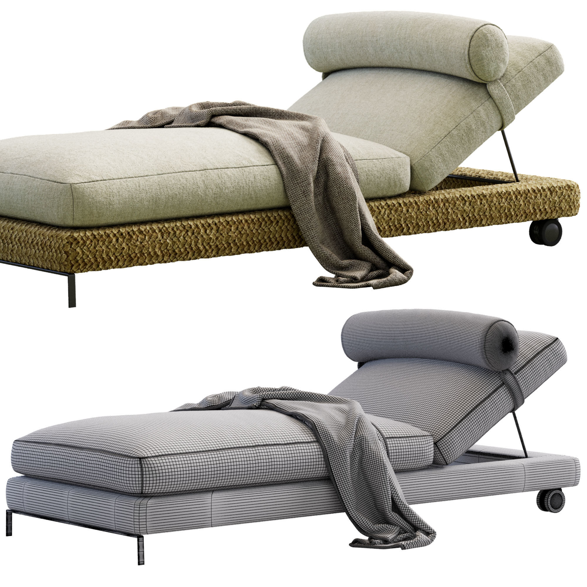  Ray Outdoor Fabric By Bebitalia 3D model_7