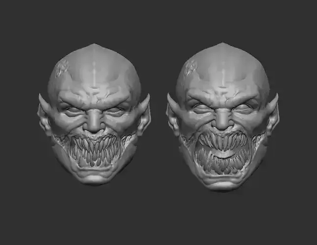 Mortal Kombat 1 Baraka Headsculpt for Action Figures