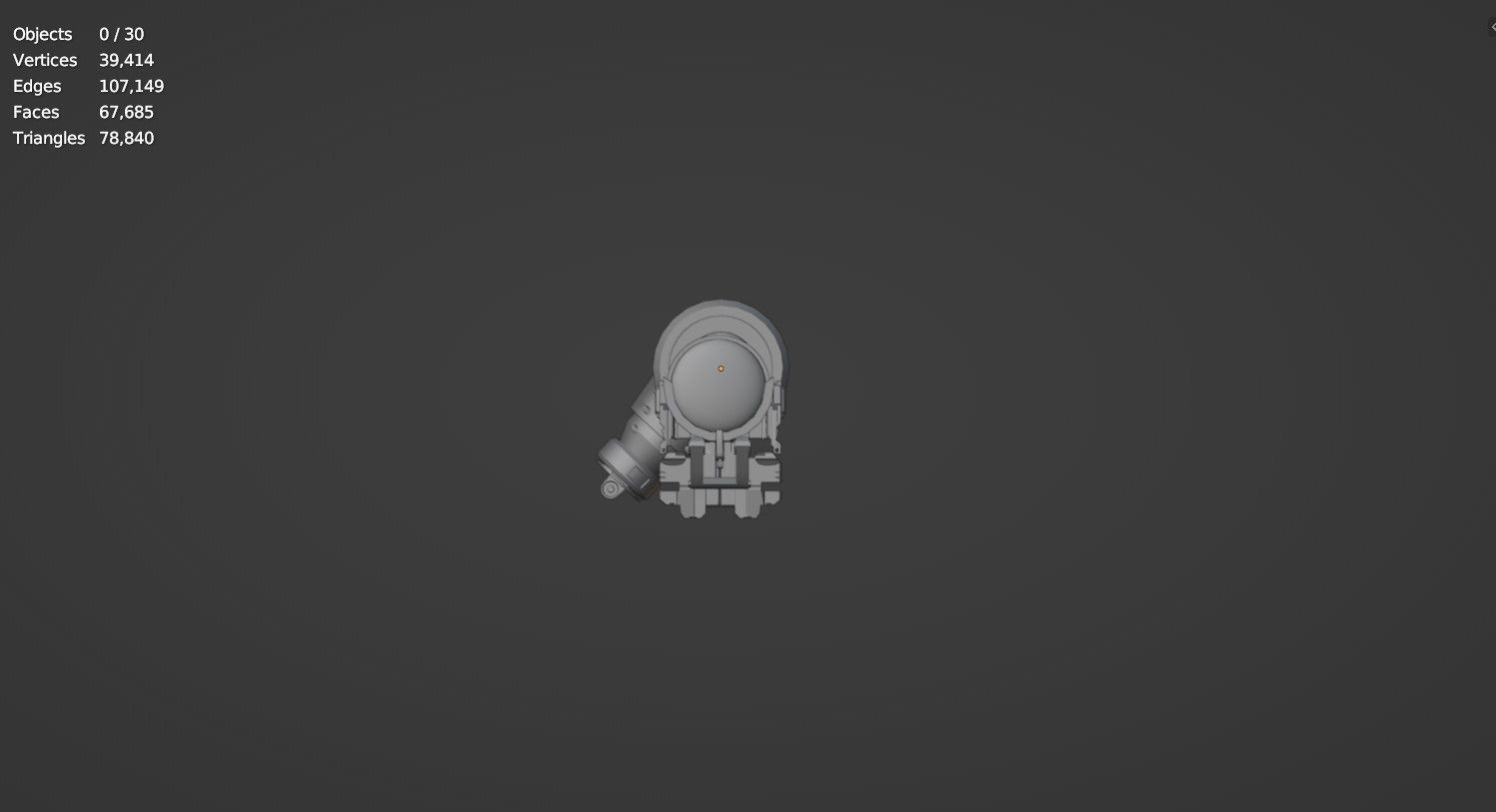 Steampunk Spyglass 3D model_15