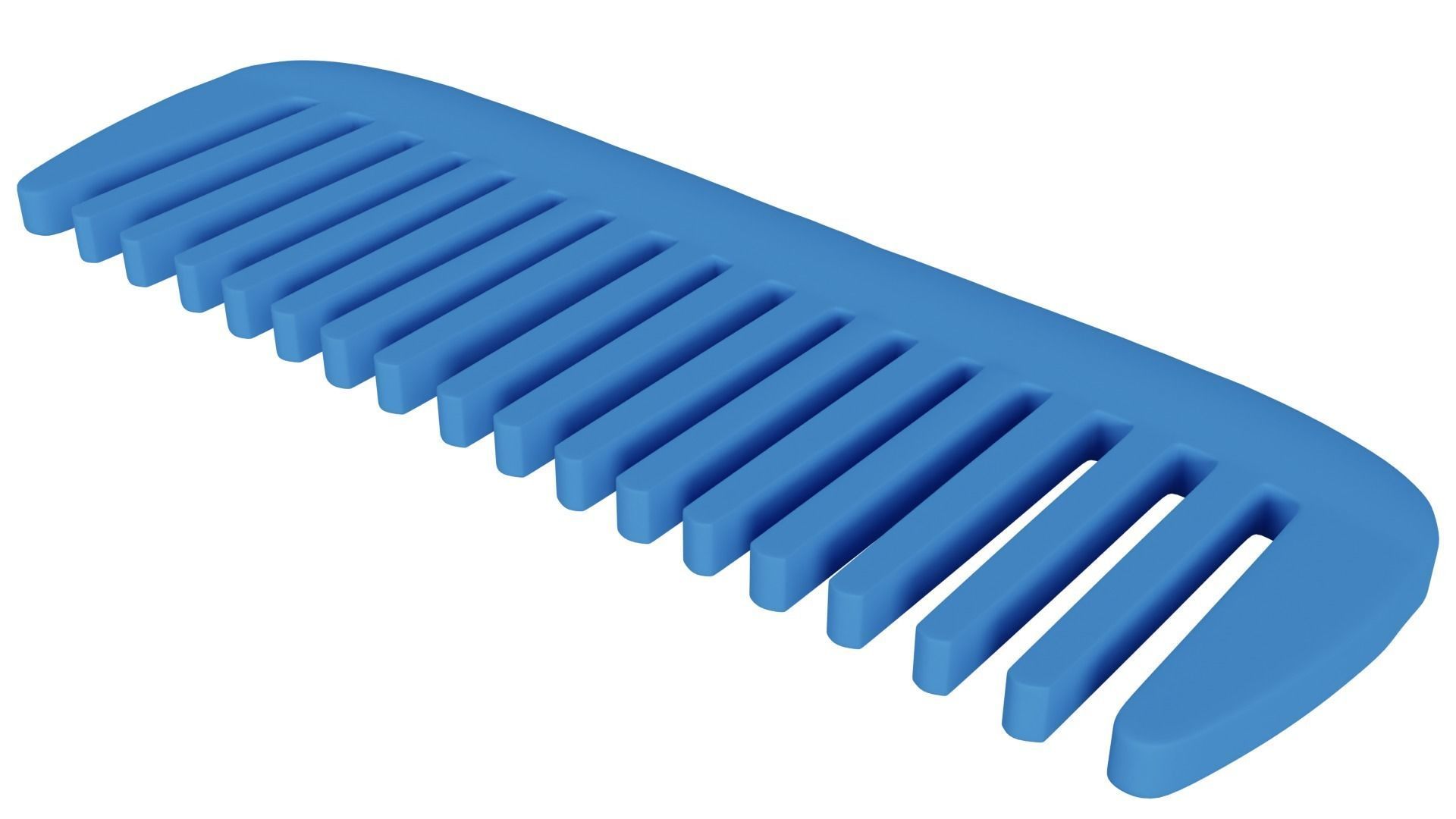 Hair Comb 3D model_4