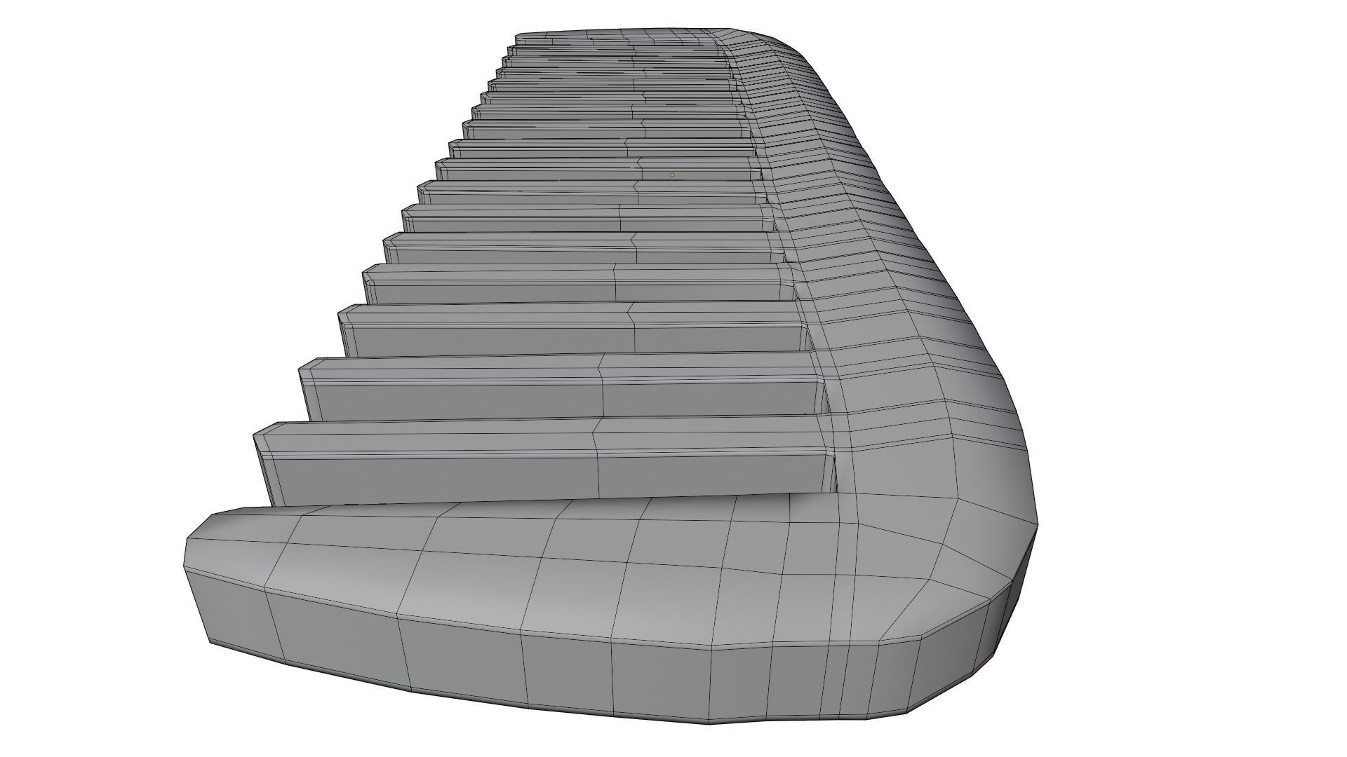 Hair Comb 3D model_12