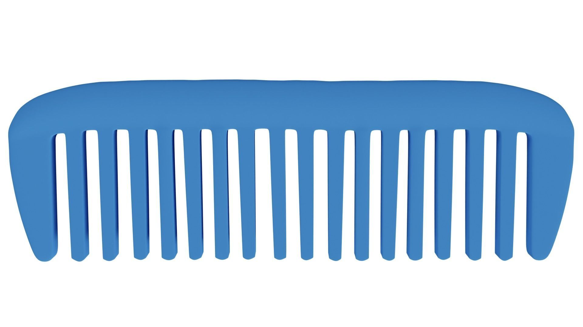 Hair Comb 3D model_8
