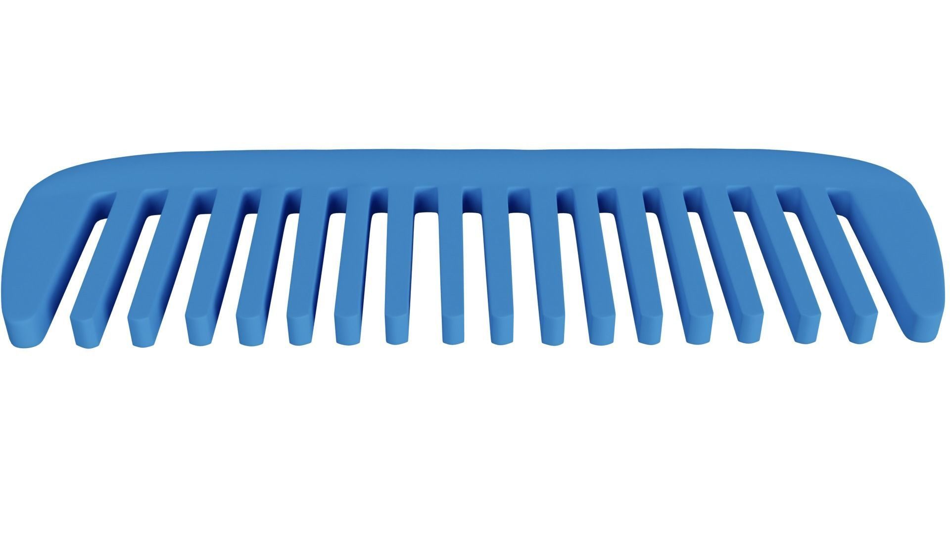 Hair Comb 3D model_5