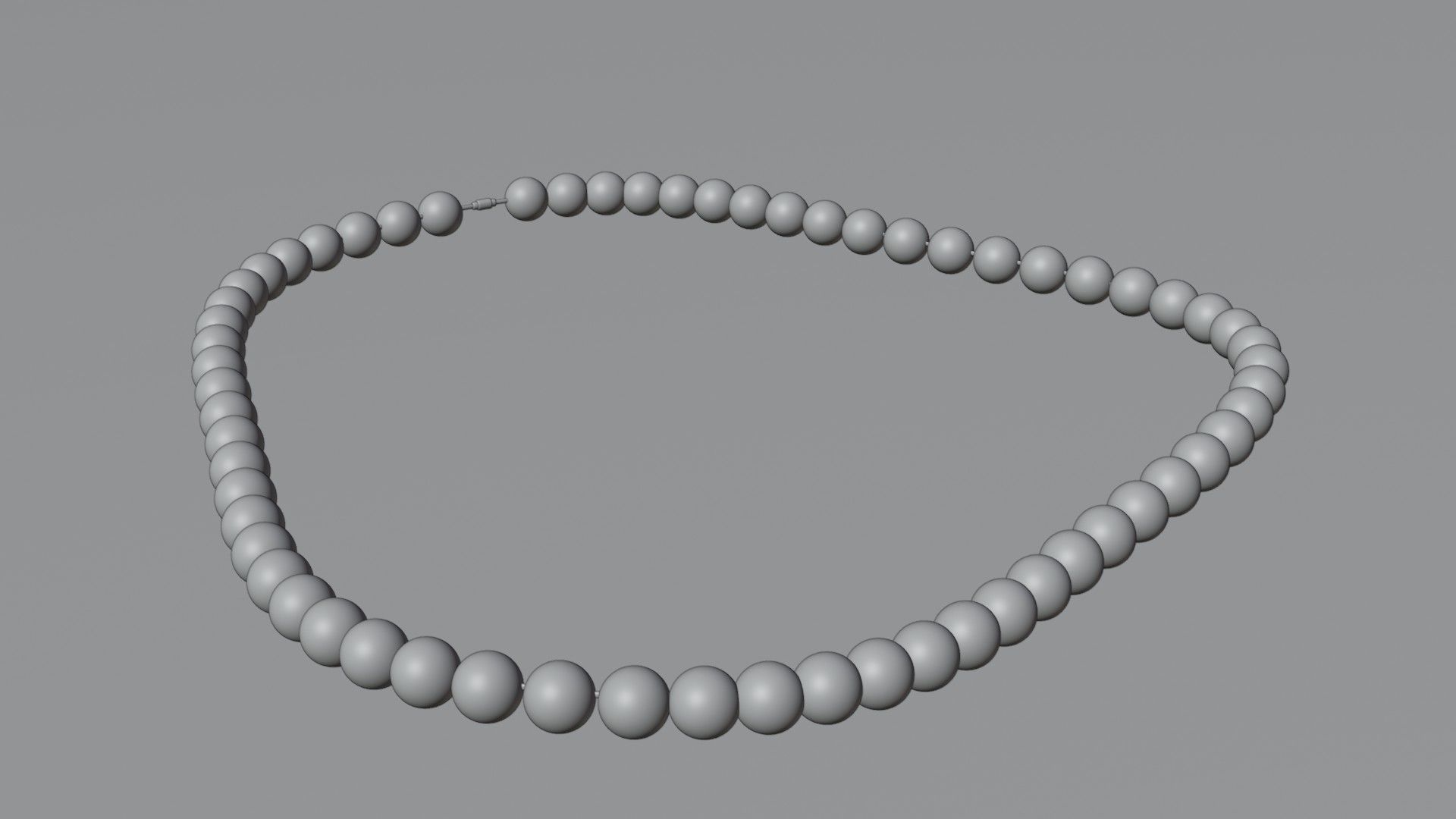 Pearl Necklace 3D model_6