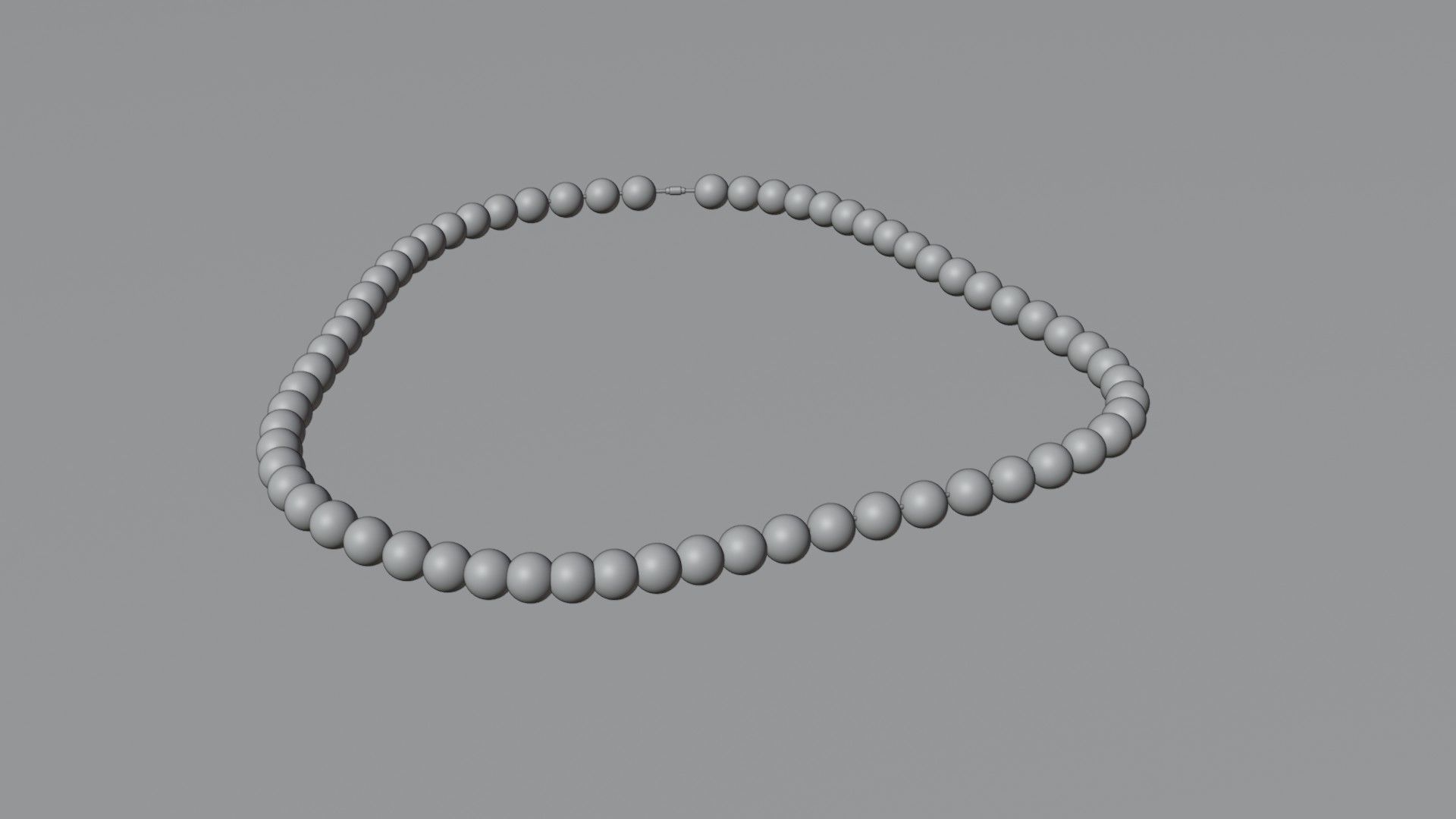 Pearl Necklace 3D model_4