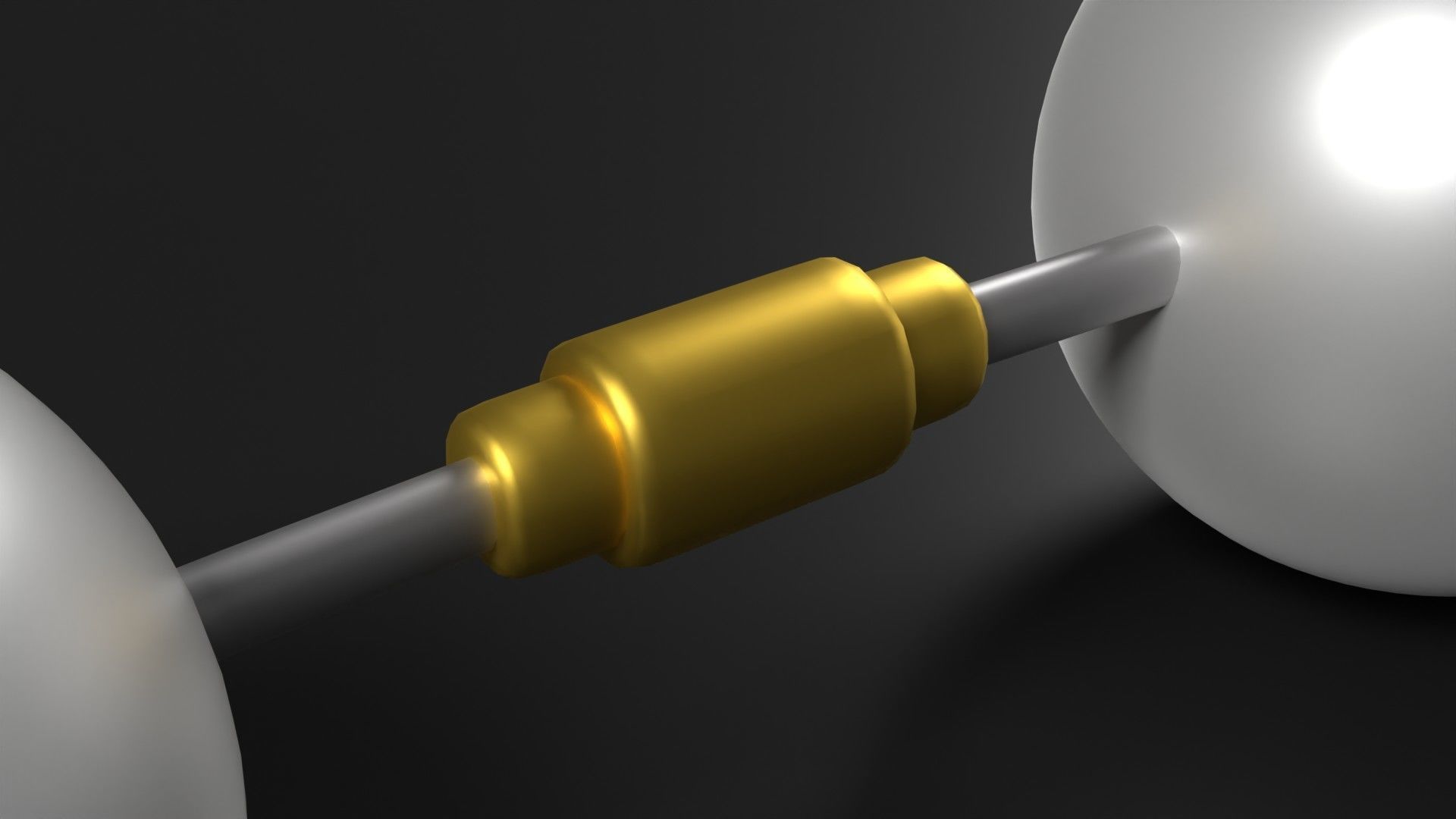 Pearl Necklace 3D model_3