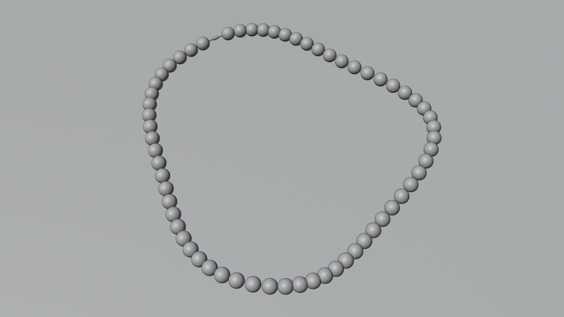 Pearl Necklace 3D model_8