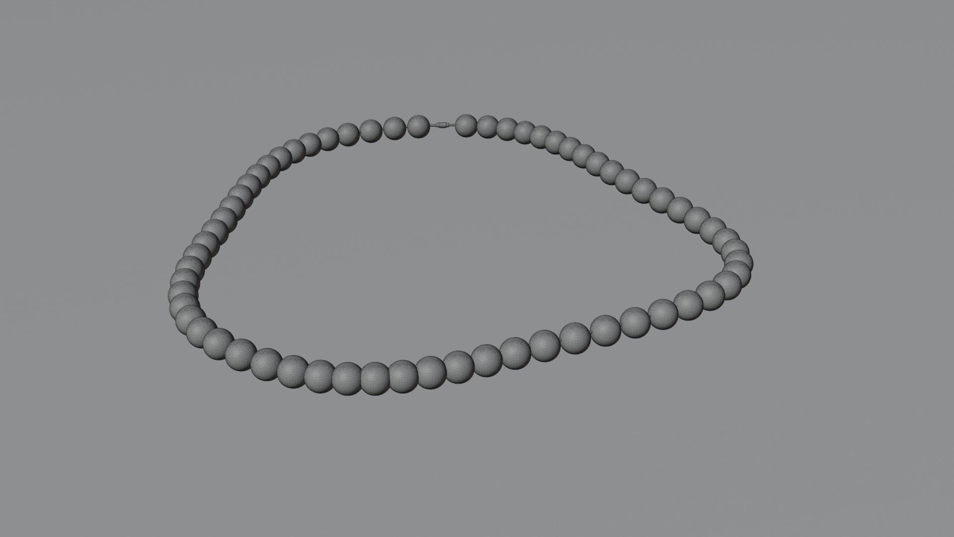 Pearl Necklace 3D model_5