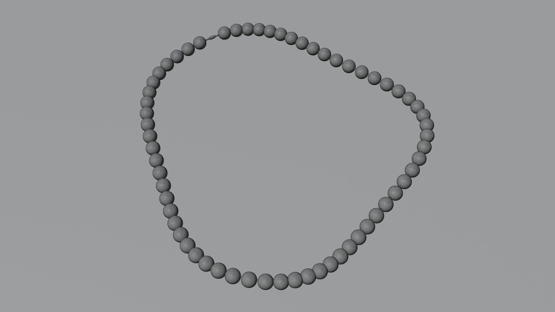 Pearl Necklace 3D model_9