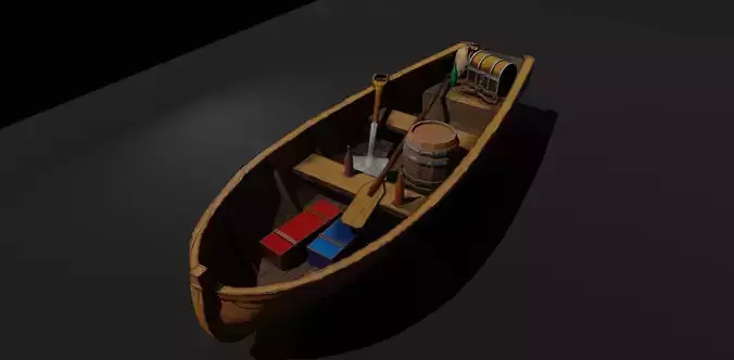Stylized Boat Scene 