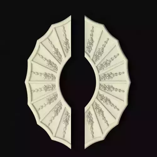 Central decor ornament for furniture