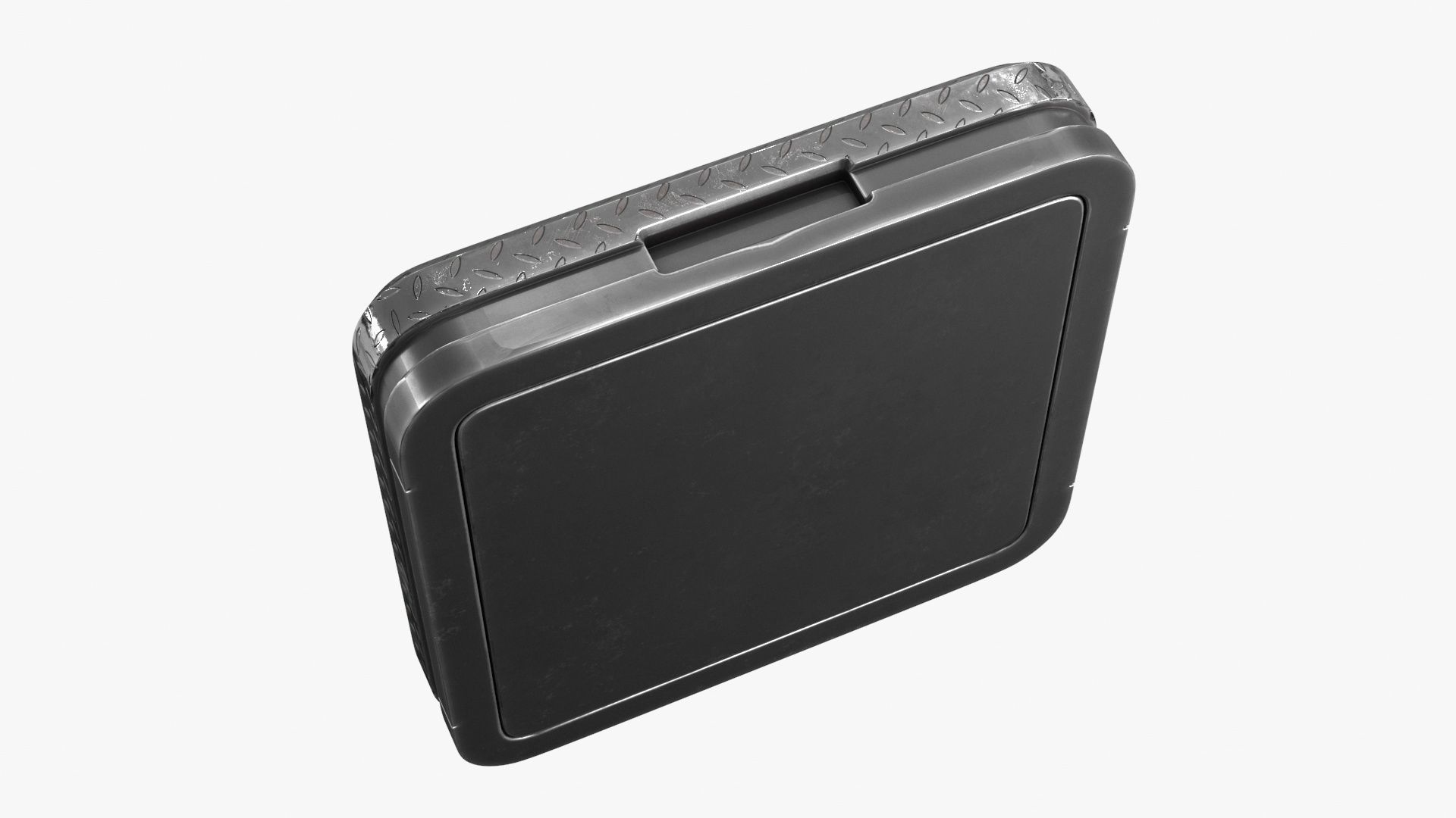 Push Button Neon 4 color 3D Low-poly 3D model_7