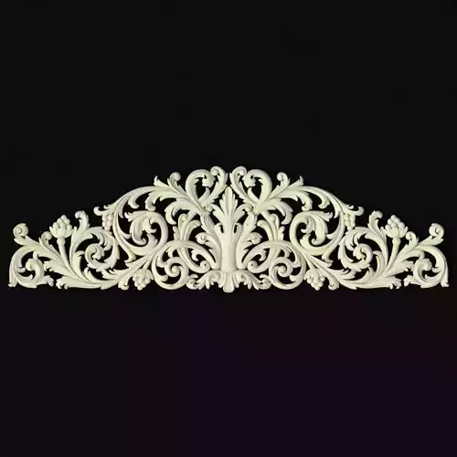 Central decor ornament for furniture